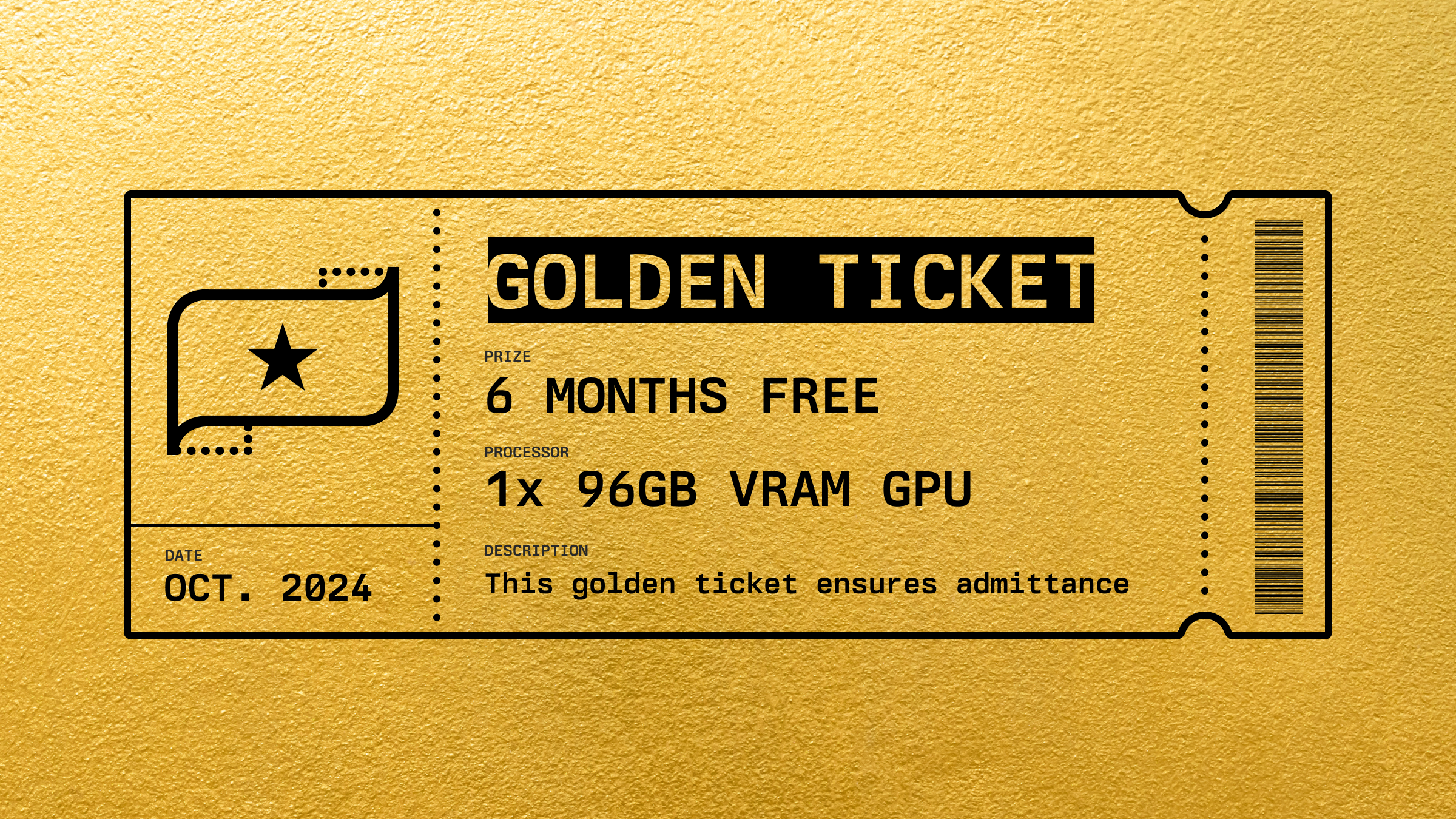 Will YOU win Lambda's Golden Ticket in October?!
